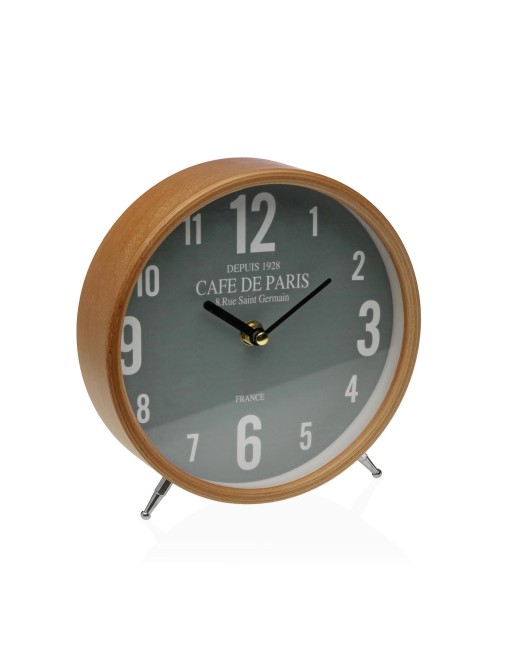 HORLOGE DE TABLE VERTE MODÈLE CAFÉ DE PARIS DE 18,5 CM