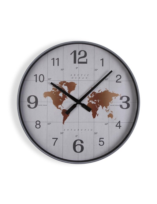 RELOJ DE PARED DE 50,8 CM MODELO MAPA MUNDI2 RELOJ DE PARED DE 50,8 CM MODELO MAPA MUNDI2