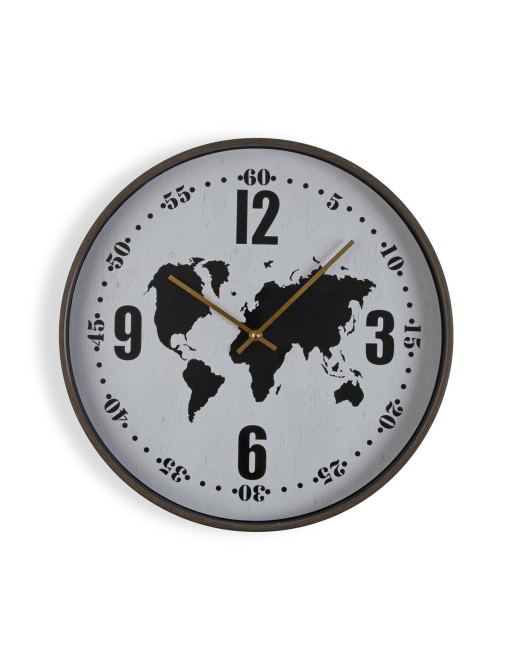 RELOJ DE PARED DE 40,6 CM MODELO MAPA MUNDI 3