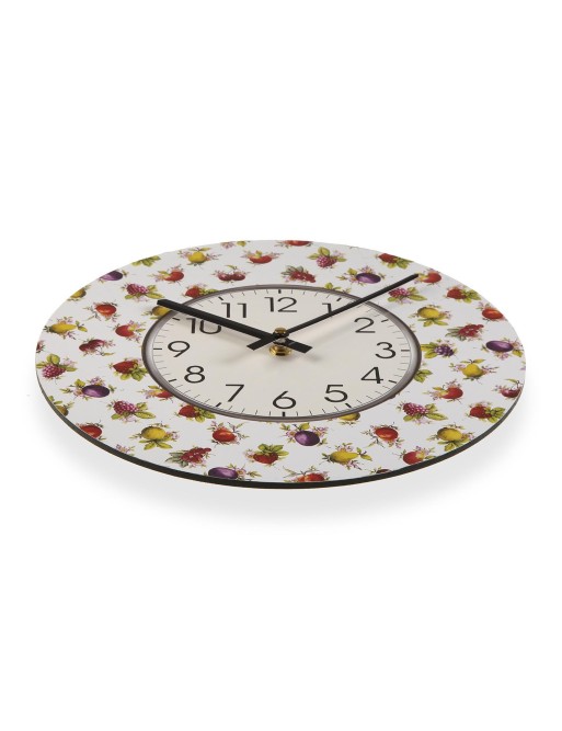 RELOJ DE MADERA DE 29 CM MODELO FRUTAS