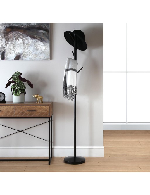 BLACK STANDING COAT RACK LINE MODEL