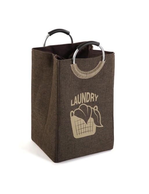 CHOCOLATE COLOR LAUNDRY BASKET LAU MODEL