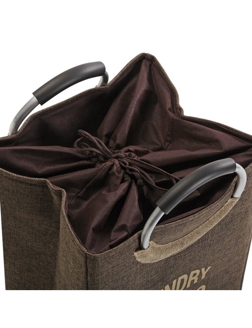 CHOCOLATE COLOR LAUNDRY BASKET LAU MODEL