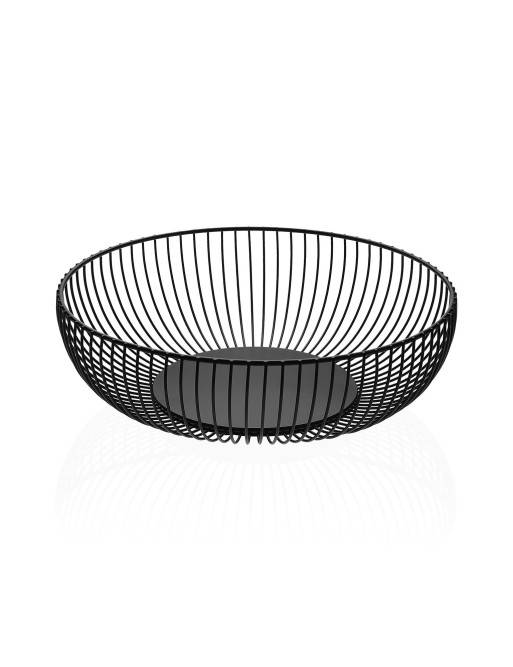 OLIVIA BLACK BASKET FRUIT BOWL