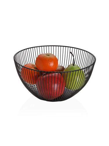 OBSTSCHALE MODELL SCHWARZ METALLKORB VON 13 CM