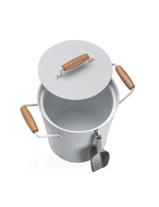 EISKÜBEL MIT DECKEL UND LÖFFEL MODELL VICTUS WHITE