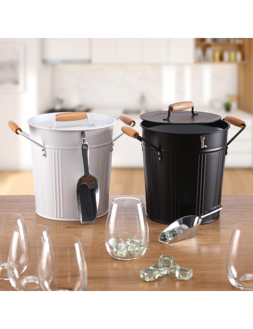 VICTUS BLACK ICE BUCKET WITH LID AND SPOON
