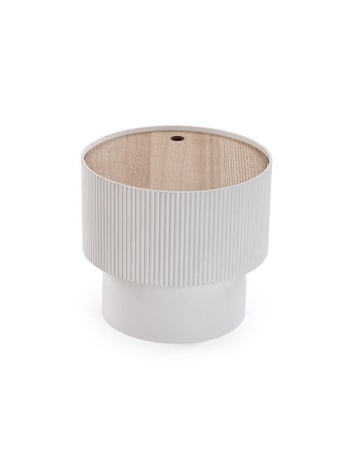 ROUND SIDE TABLE MODEL NIELSEN WHITE