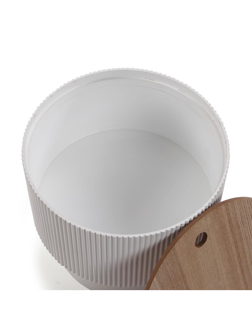 ROUND SIDE TABLE MODEL NIELSEN WHITE