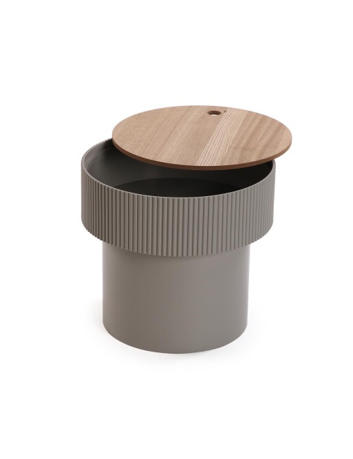 ROUND SIDE TABLE MODEL NIELSEN GRAY