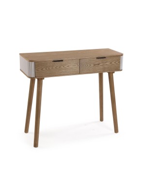 CONSOLE À 2 TIROIRS MODÈLE LEIVA (90 CM)
