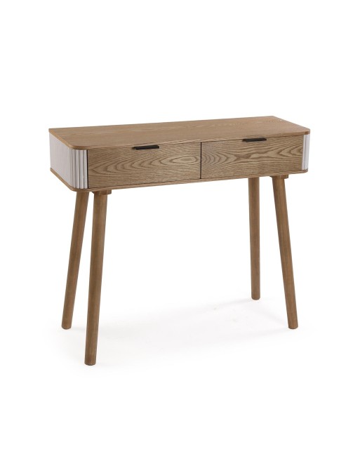 CONSOLA CON 2 CAJONES MODELO LEIVA (90 CM)