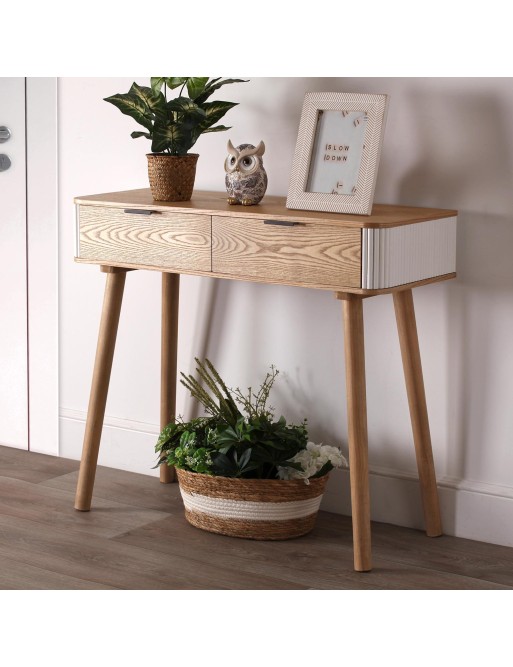 CONSOLE WITH 2 DRAWERS MODEL LEIVA (90 CM)