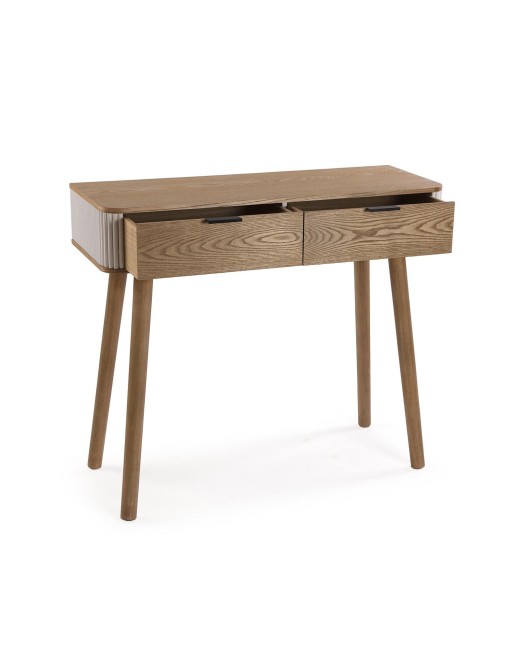 CONSOLE À 2 TIROIRS MODÈLE LEIVA (90 CM)