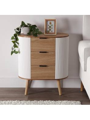 COMODA CON 3 CAJONES MODELO LEIVA