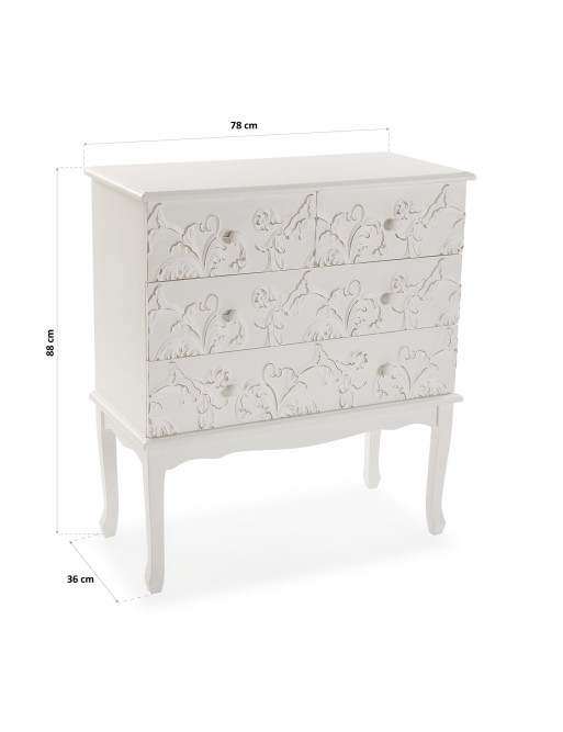 COMMODE À 4 TIROIRS MODÈLE LILI