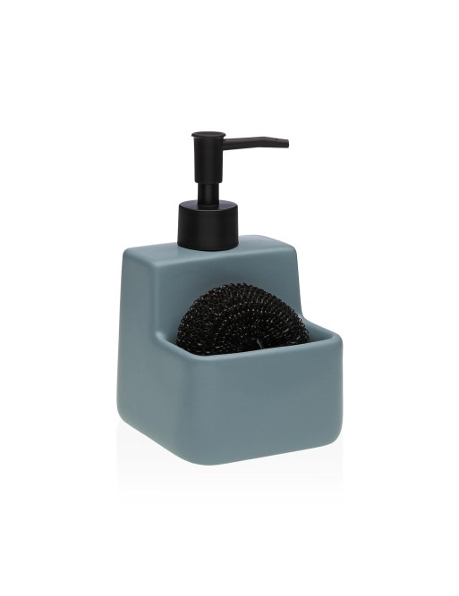 DISPENSADOR DE JABON Y ESTROPAJERO COLOR AZUL DISPENSADOR DE JABON Y ESTROPAJERO COLOR AZUL