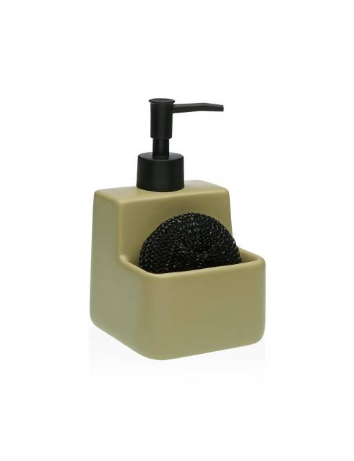 DISTRIBUTEUR DE SAVON ET DE SUPPORT COULEUR VERTE DISTRIBUTEUR DE SAVON ET DE SUPPORT COULEUR VERTE