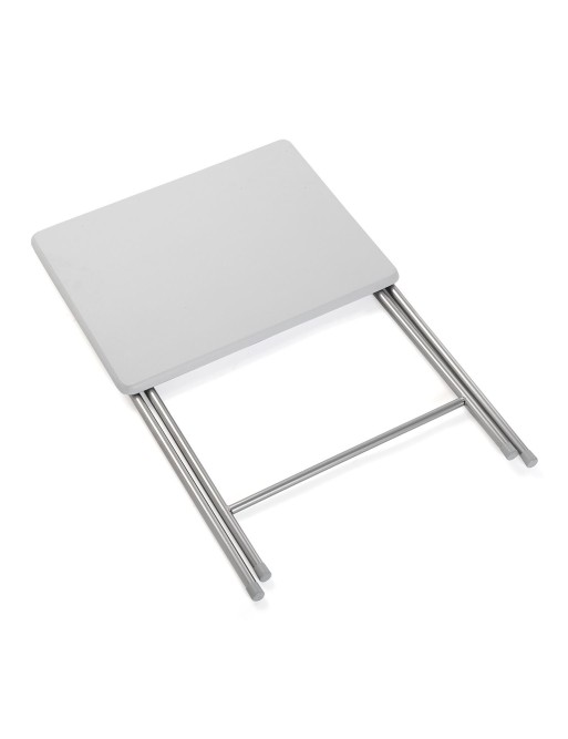 MESA PLEGABLE BLANCA DE MADERA Y METAL