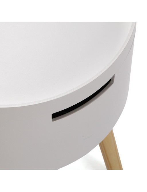 SIDE TABLE OR BEDSIDE TABLE WITH DRAWER MODEL PINE WOOD