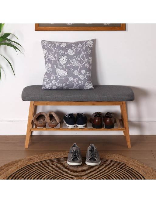 MODÈLE DELIA BANC À CHAUSSURES AVEC COUSSIN