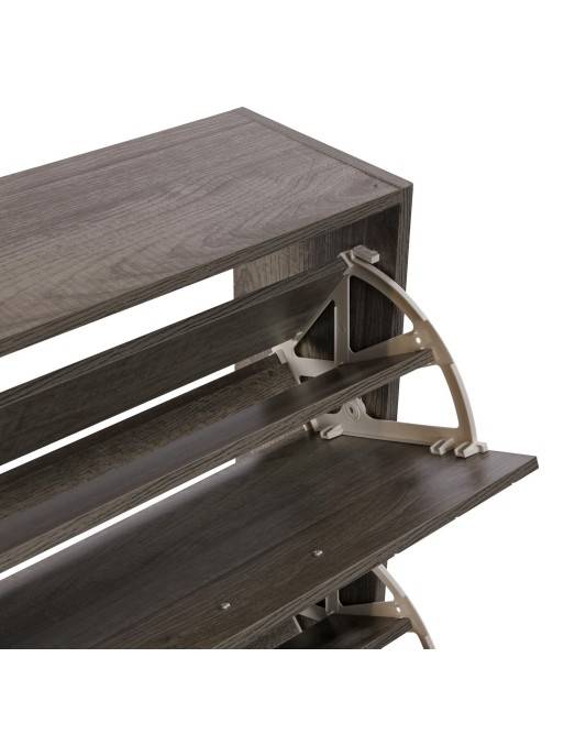 DUA DARK SHOE RACK WITH 3 DRAWERS DUA DARK SHOE RACK WITH 3 DRAWERS