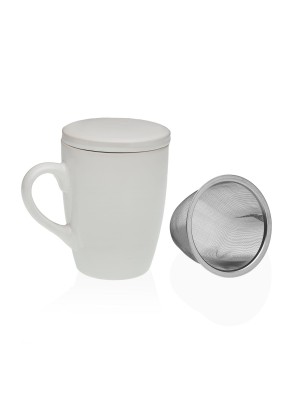 TAZA PARA INFUSION BLANCA MODELO REX