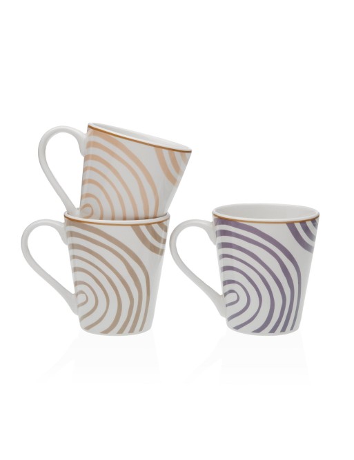 SEIS TAZAS PARA DESAYUNO O MUG SURTIDO MODELO YARIS