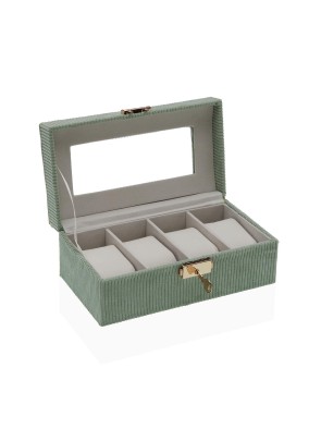 BOITIER POUR 4 MONTRES VERTES MODÈLE DELIA