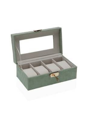 ETUI FÜR 4 GRÜNE UHREN MODELL DELIA