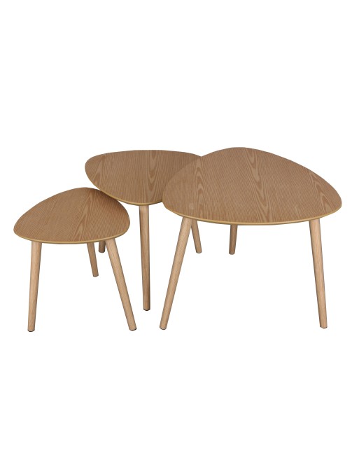 SET MIT 3 EQUILATER MODELL BEISTELLTISCHEN SET MIT 3 EQUILATER MODELL BEISTELLTISCHEN