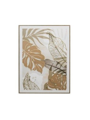 WALL CANVAS 45x50 CM TROPICAL LEAVES MODEL