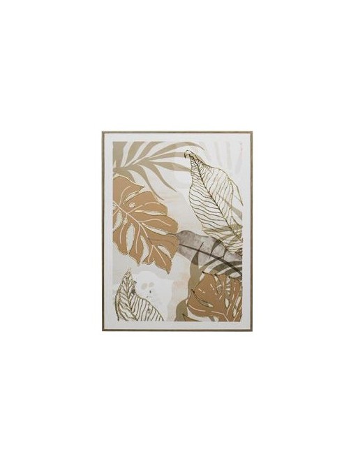 WALL CANVAS 45x50 CM TROPICAL LEAVES MODEL