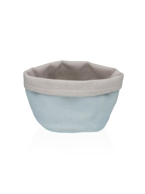 PANIER EN TEXTILE SILVIA BLEU CLAIR