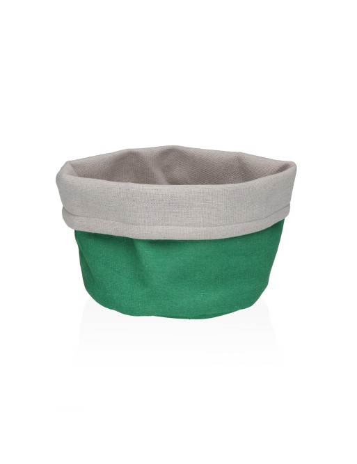 SILVIA MODÈLE DE PANIER TEXTILE VERT-BLEU