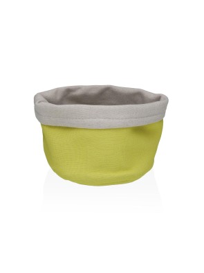 MODÈLE DE PANIER TEXTILE JAUNE SILVIA