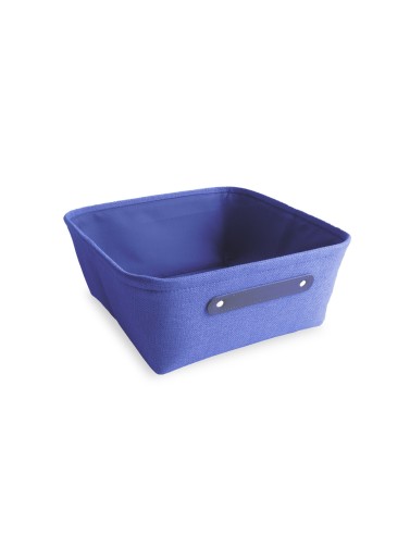 BLUE SQUARE BATHROOM BASKET MODEL POLYESTER