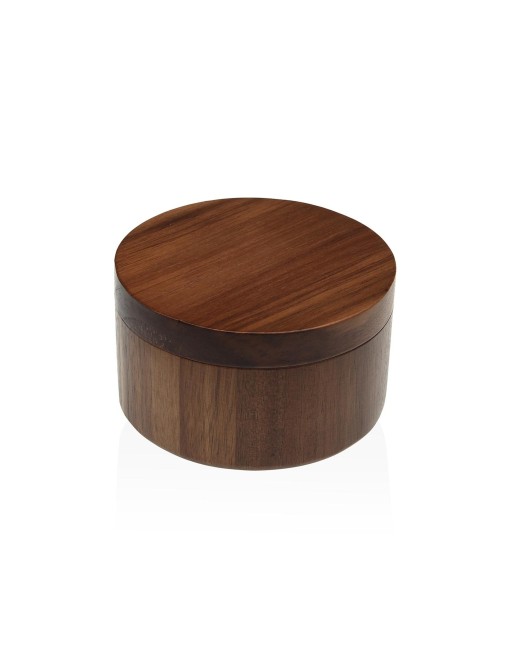 ROUND ACACIA WOOD KITCHEN SALT SHAKER ROUND ACACIA WOOD KITCHEN SALT SHAKER