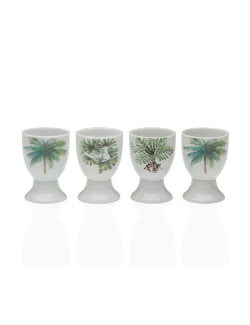 SET OF 4 PORCELAIN EGG HOLDER MODEL ARBRE