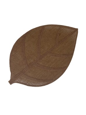 SET DE TABLE OU NAPPE SIMPLE MODÈLE FEUILLE BRUNE