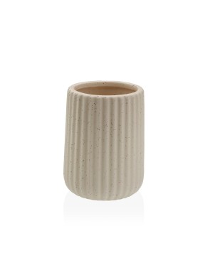 PORTACEPILLOS BEIGE MODELO LINEAS VERTICALES