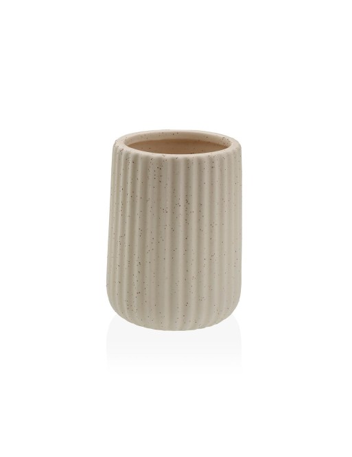 PORTACEPILLOS BEIGE MODELO LINEAS VERTICALES