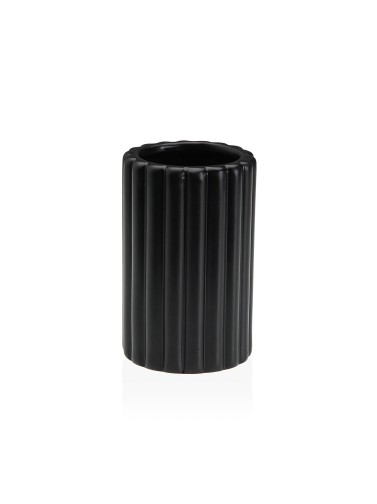 PORTE-BROSSE À DENTS NOIR STRIÉ