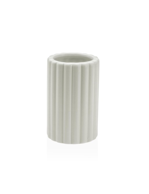 WHITE TOOTHBRUSH HOLDER MODEL STRIAS WHITE TOOTHBRUSH HOLDER MODEL STRIAS