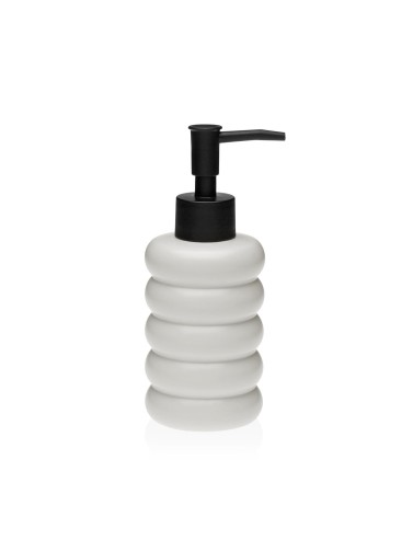 DISPENSADOR DE JABON DE BAÑO BLANCO MODELO CAROL
