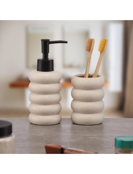 BEIGE BADEZIMMERZAHNBÜRSTENHALTER MODELL CAROL BEIGE BADEZIMMERZAHNBÜRSTENHALTER MODELL CAROL