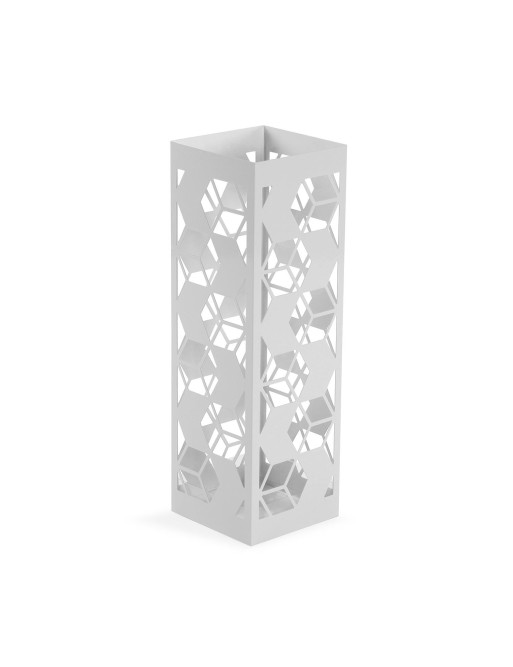 PARAGUERO DE METALICO BLANCO MODELO HEXAGONAL