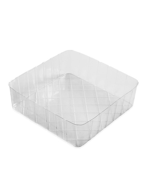 BARRE PARAPLUIE MÉTALLISÉE ARGENTÉE MODÈLE HEXAGONAL