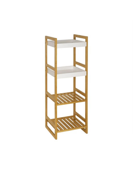 ESTANTERIA DE BAÑO CON 4 ESTANTES MODELO BLANCO ESTANTERIA DE BAÑO CON 4 ESTANTES MODELO BLANCO