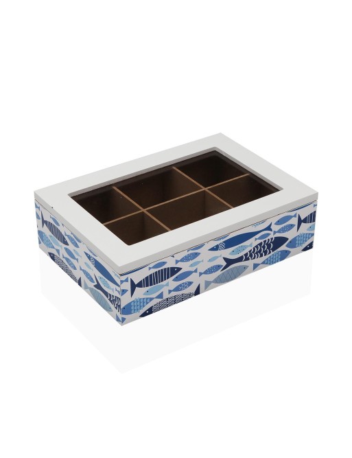 CAJA PARA TE DE MADERA 6 DEPARTAMENTOS MODELO OCEAN 2 CAJA PARA TE DE MADERA 6 DEPARTAMENTOS MODELO OCEAN 2